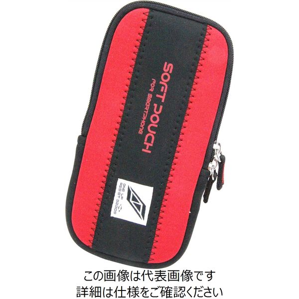 藤原産業 SK11 スマホケース S SOーSC2ーレッド 1セット(4個