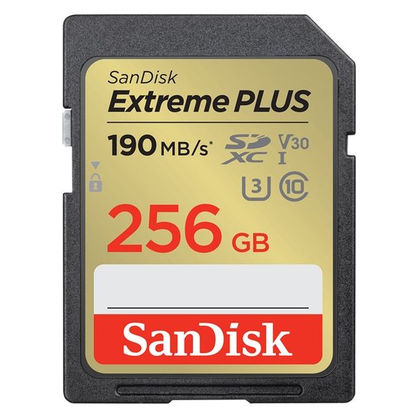 サンディスク エクストリーム　プラス　ＳＤＸＣ　ＵＨＳーＩ　カード　２５６ＧＢ SDSDXWA-256G-JNJIP 1個（直送品）