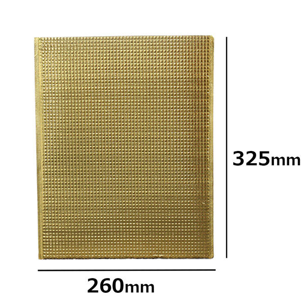 ロジマート 保冷袋 Mサイズ ゴールド 10枚セット YM-10（直送品）