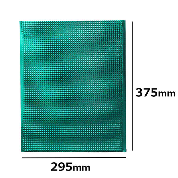 ロジマート 保冷袋 Lサイズ グリーン 100枚セット GL-100（直送品）