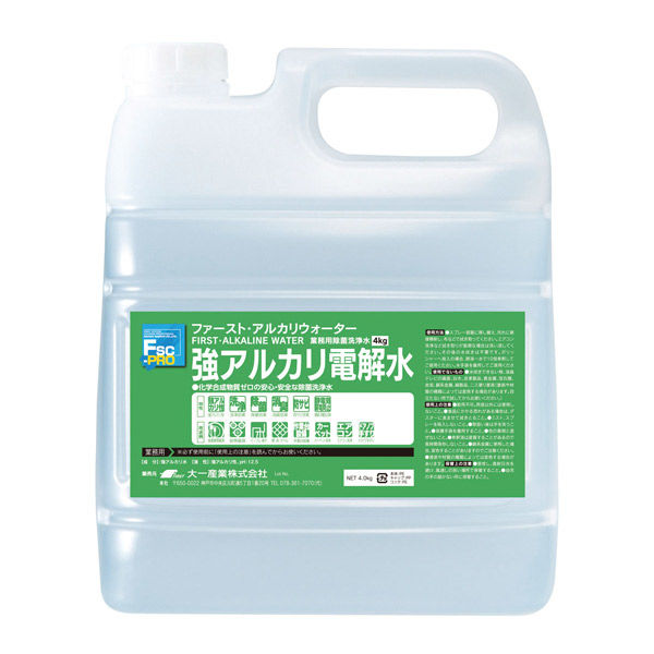 大一産業 ファーストアルカリウォーター　４ｋｇ 4981390547404 1本（直送品）