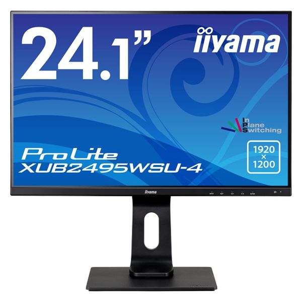 iiyama 24.1インチ液晶モニター XUB2495WSU-B4 1台 - アスクル iiyama 24.1インチ液晶モニター XUB2495WSU-B4 1台 - アスクル