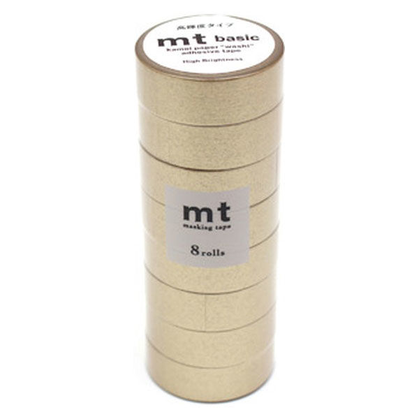 カモ井加工紙 mt マスキングテープ 8P(8巻セット) 高輝度 カモ井加工紙 mt マスキングテープ 8P(8巻セット) 高輝度