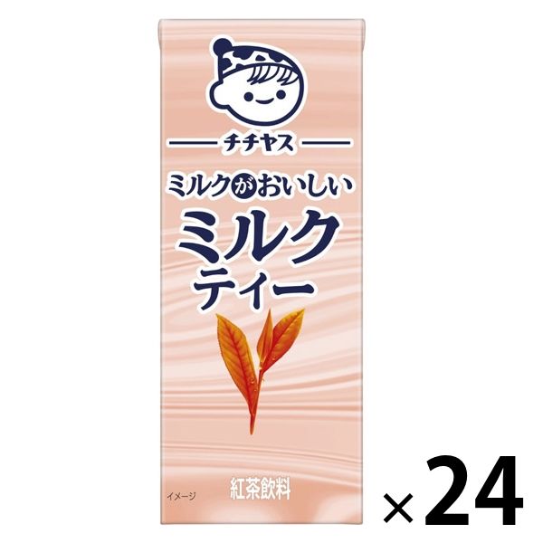 伊藤園 チチヤス ミルクがおいしい ミルクティー 200ml 紙パック 1箱（24本入）