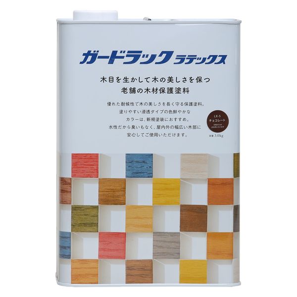 和信ペイント #800464 Gラックラテックス チョコレート 3.0kg　1缶（直送品）