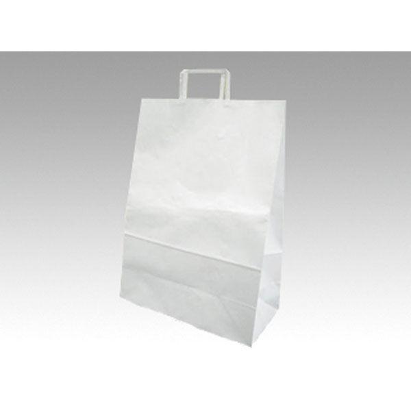 福助工業 紙袋　紙手提袋 ラッピーバックNo.1 晒無地　150枚(50×3) 00109860（直送品）