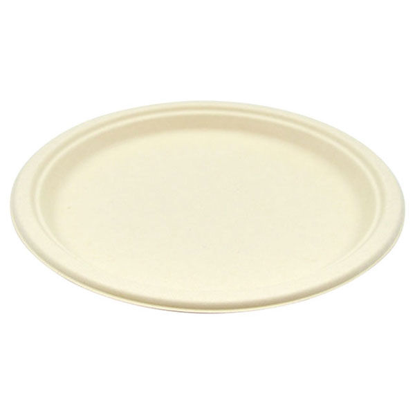 パックスタイル 紙皿 新 BB丸プレート 250 500枚(50×10) 00697877 1ケース(500枚入(50枚×10袋))（直送品）