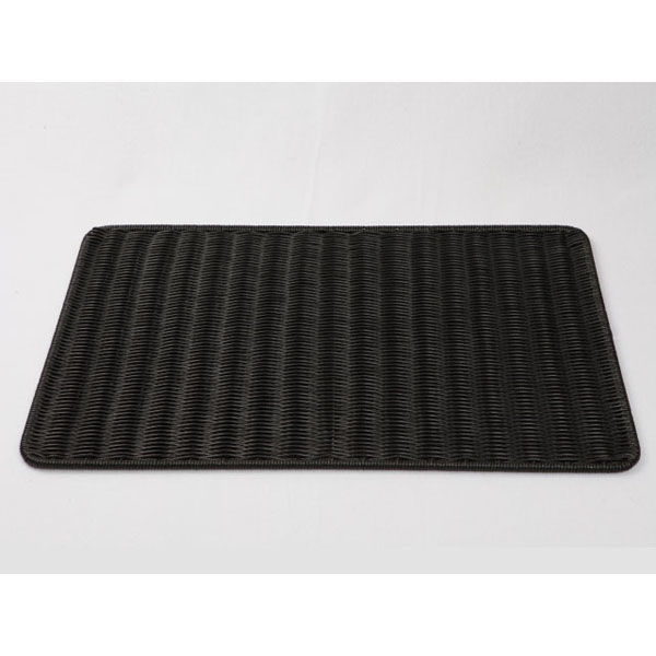 トーダイ 樹脂バスケット BB-834-BKパントレー 60型 ブラック 5枚(1×5) 01083460 1ケース(5本入)（直送品）