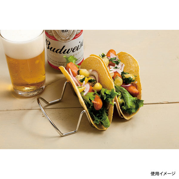 トーダイ 洋食卓上用品 タコスホルダー 3列 03115068 1個（直送品）