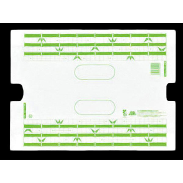 弁当用レジ袋 SKバッグバイオ25 竹 No.60 1000枚(100×10) 0488453 1ケース(1000枚入(100枚×10袋))（直送品）