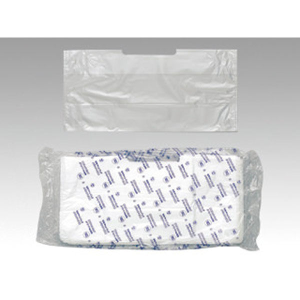 弁当用レジ袋 キャリーバッグ ランチ 大 半透明 1500枚(100×15) 0488739 1ケース(1500枚入(100枚×15袋))（直送品）