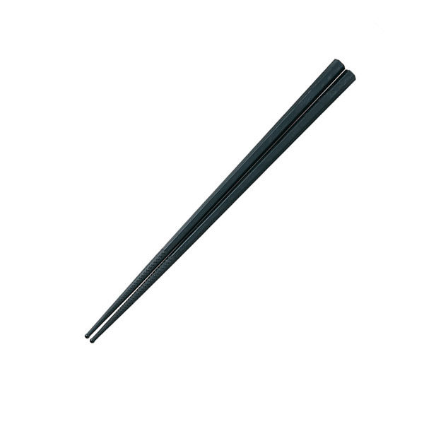 トーダイ 洋食卓上用品 ダブルエンボス 食事箸 23cm 黒 PM-324 1個 05200324（直送品）