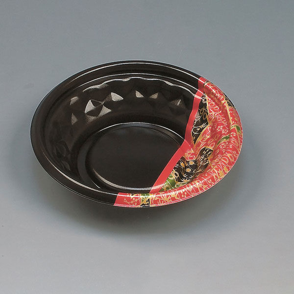 福助工業 どんぶり容器 福丸丼 180H 大和 本体 600枚(50×12) 0722804 1ケース(600枚入(50枚×12袋))（直送品）