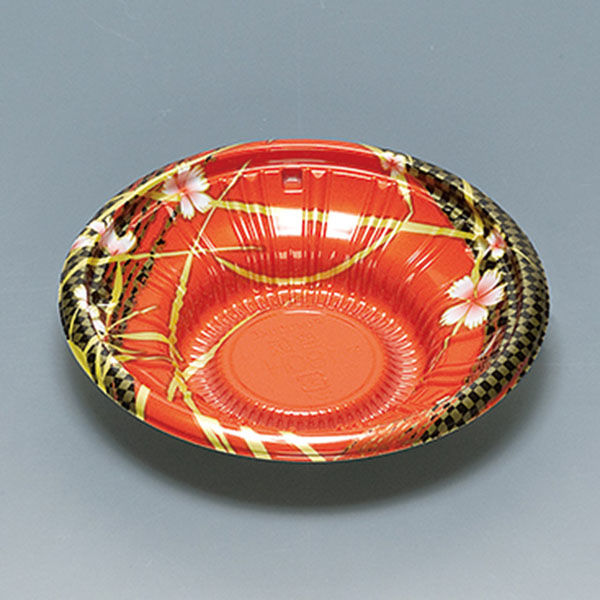 福助工業 どんぶり容器 盛飯180H 本体 流花 600枚(50×12) 0747106 1ケース(600枚入(50枚×12袋))（直送品）