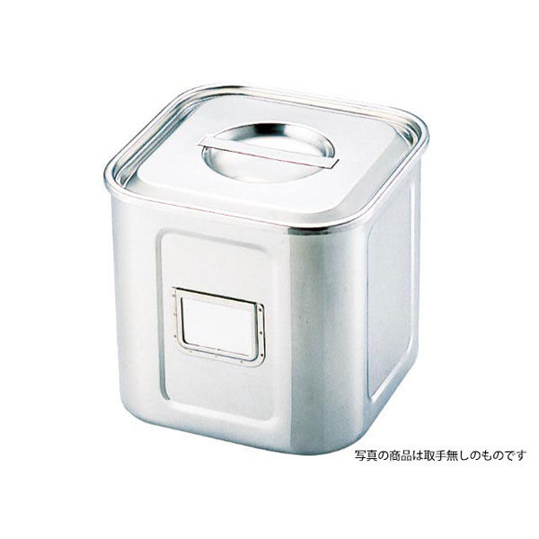 トーダイ 保存容器 UK 名札付 角・深型キッチンポット19.5cm(手付) 1個 09040190（直送品）