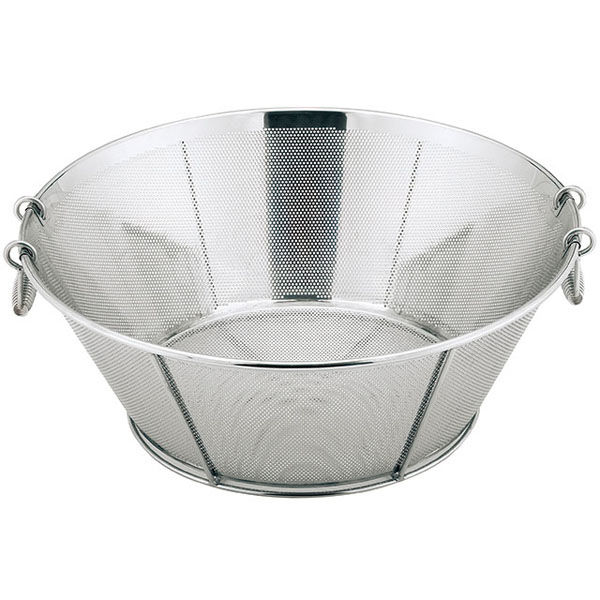 トーダイ 中華・蒸し器・揚げ物用品 UK 揚げザル・平底(補強付)45cm 【2.2φ】 1個 09907275（直送品）