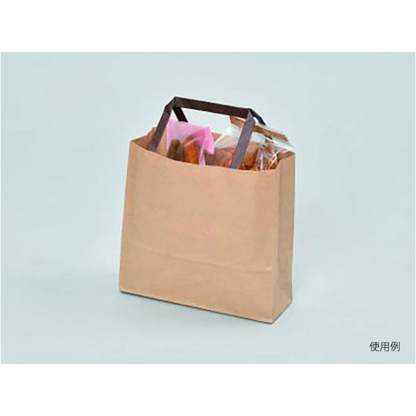 福助工業 紙袋 ラッピーバッグNo.18-17 未晒無地BH 500枚(50×10) 124001 1ケース(500枚入(50枚×10袋))（直送品）