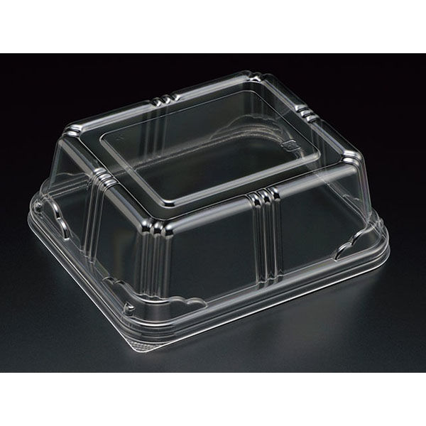 スミ 菓子容器　エスコン FLN-55-10 透明蓋　1200枚(100×12) 2N55211（直送品）