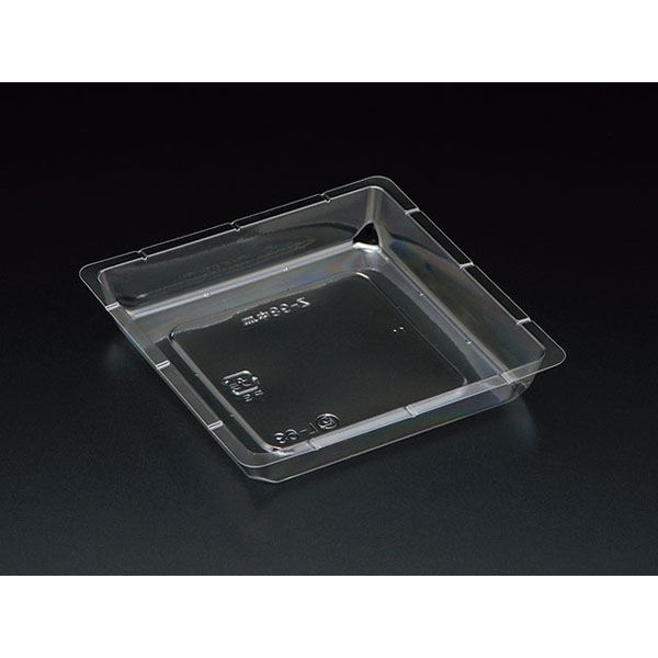 スミ 惣菜容器　エスコン Z98中皿 透明　1600枚(50×32) 2Z09310（直送品）