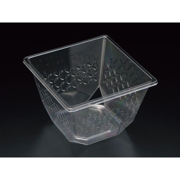 スミ 惣菜容器 エスコン Z115-500 透明 1200枚(50×24) 2Z11110 1ケース(1200枚入(50枚×24袋))（直送品）