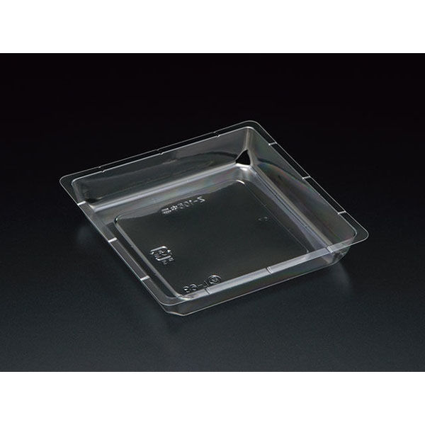 スミ 惣菜容器　エスコン Z105中皿 透明　1500枚(50×30) 2Z10310（直送品）