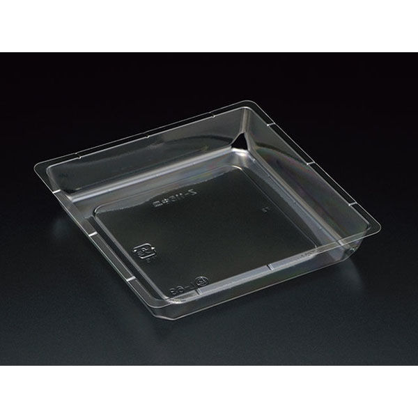 スミ 惣菜容器 エスコン Z115中皿 透明 1200枚(50×24) 2Z11310 1ケース(1200枚入(50枚×24袋))（直送品）