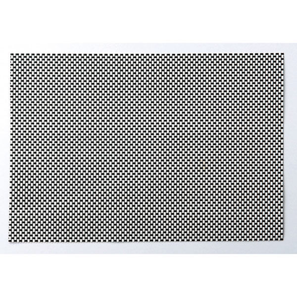 トーダイ 洋食卓上用品 ブランナーマット ブラックアンドホワイトチェック PM-101 1個 30510101（直送品）