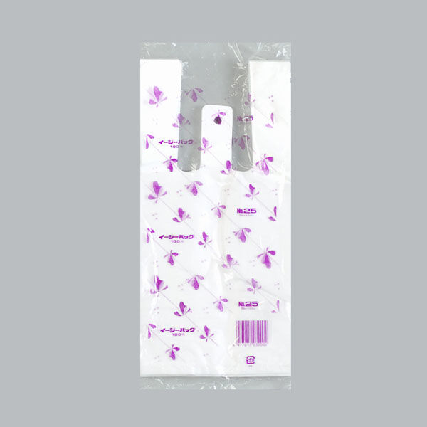 レジ袋 イージーバッグ No.25 関西規格 無地 厚口タイプ 2000枚(100×20) 470597（直送品）