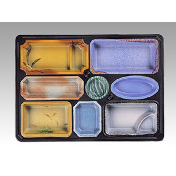 福助工業 仕出弁当 優膳 YN-580H うつわ 本体 120枚(20×6) 546399 1ケース(120枚入(20枚×6袋))（直送品）