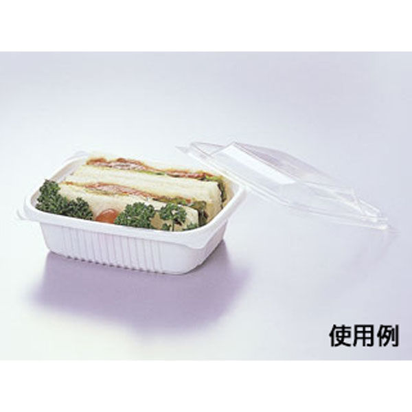 福助工業 惣菜容器 Fカップ C-25W 800枚(50×16) 572896 1ケース(800枚入(50枚×16袋))（直送品）