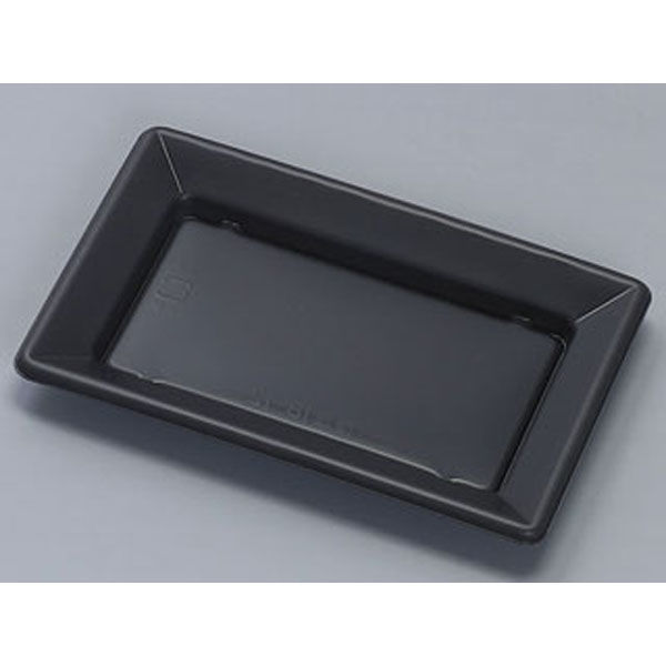 福助工業 惣菜容器 福皿 18-12H黒 新 900枚(50×18) 583650 1ケース(900枚入(50枚×18袋))（直送品）