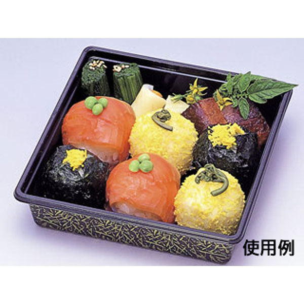 福助工業 寿司容器 富久折 D-70 錦 900枚(50×18) 590061 1ケース(900枚入(50枚×18袋))（直送品）