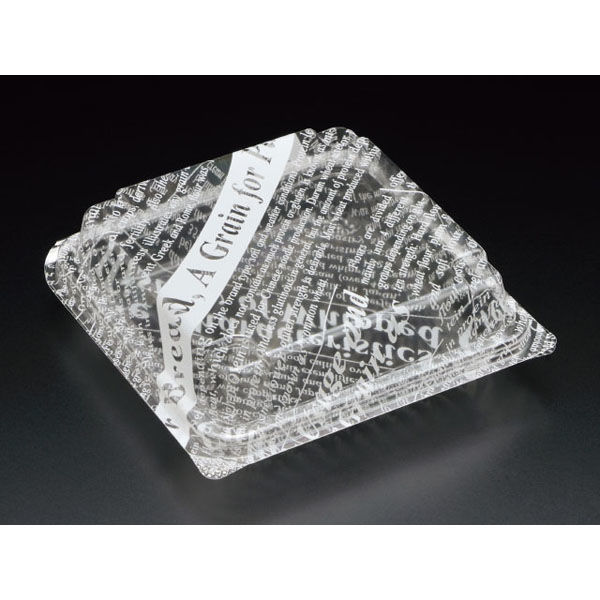 スミ フードパック ユニコン LS-84 白英字 1000枚(100×10) 5S84129 1ケース(1000枚入(100枚×10袋))（直送品）