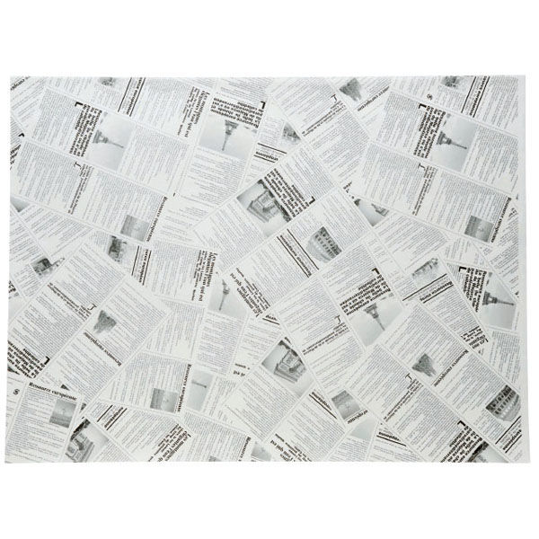 大阪ポリヱチレン販売 大阪ポリエチレン ヨーロピアンラッピングペーパー(白) 300×450【weeco】　2000枚(1×2000)（直送品）