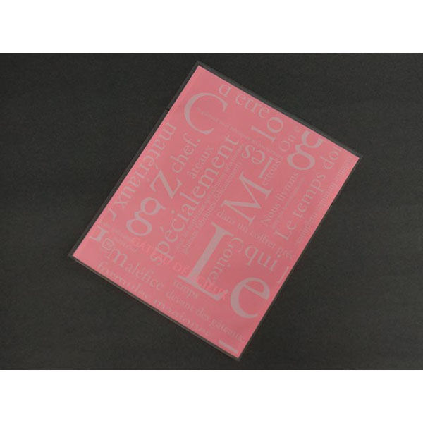 福助工業 カマス袋 カマス GT No.3 洋柄ピンク バラ　1袋(100枚) 804126（直送品）