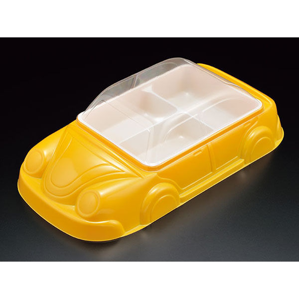 スミ 弁当容器 エスコン S905 セット イエロー 200枚(10×20) 8905119 1ケース(200枚入(10枚（直送品）