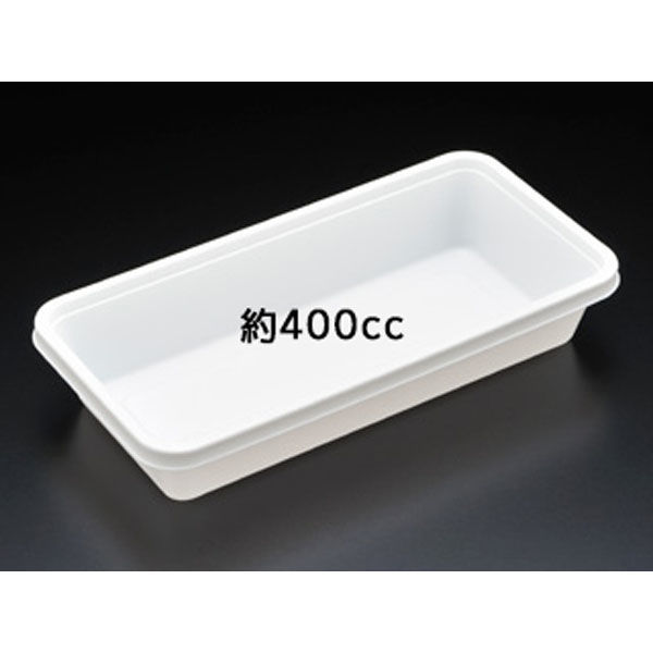 スミ 惣菜容器 SPレンジK角195 白 本体 900枚(100×9) 8S19101（直送品）