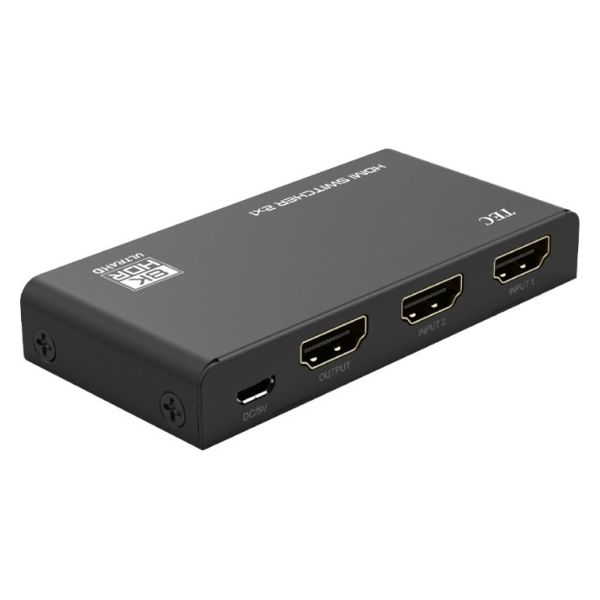 テック 8K対応 HDMI切替器 HDMI2.1対応 2入力1出力 THDSW21-8K 1個（直送品）