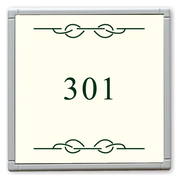 フジタ GH110 部屋番号サイン 居室 Design２ ルームナンバー301 1枚（直送品）