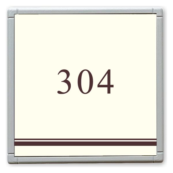 フジタ GH110 部屋番号サイン 居室 Design１ ルームナンバー304 1枚（直送品）