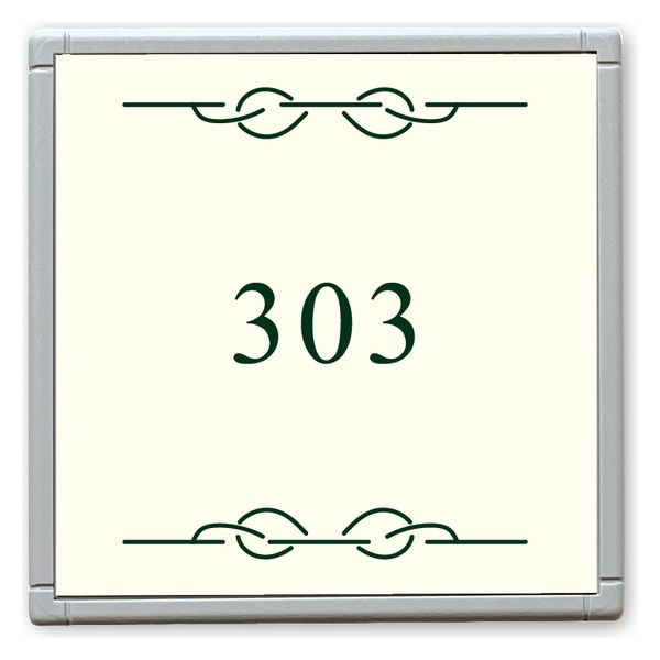 フジタ GH110 部屋番号サイン 居室 Design２ ルームナンバー303 1枚（直送品）