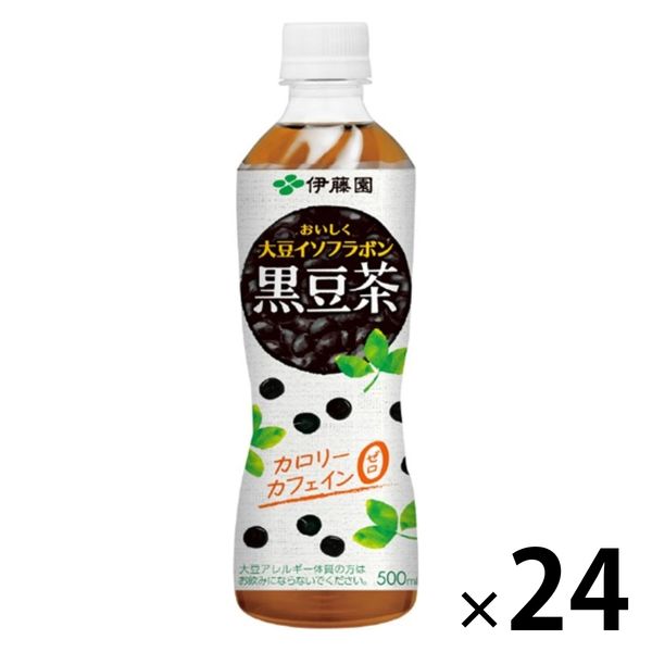 伊藤園 おいしく大豆イソフラボン 黒豆茶 500ml 1箱（24本入）