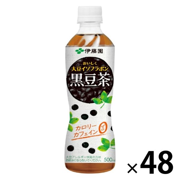 伊藤園 おいしく大豆イソフラボン 黒豆茶 500ml 1セット（48本）