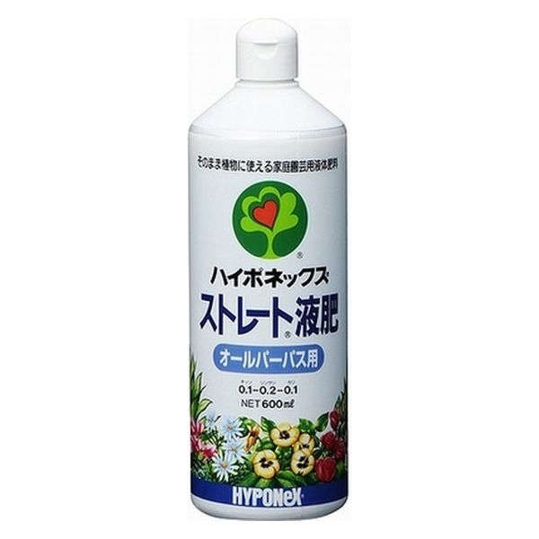 ハイポネックスジャパン ストレート液肥 オールパーパス用 600ml 4977517168010 1個（直送品） アスクル