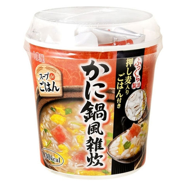 丸美屋食品工業 丸美屋 スープｄｅごはんかに鍋雑炊カップ 69g 5262253 1個