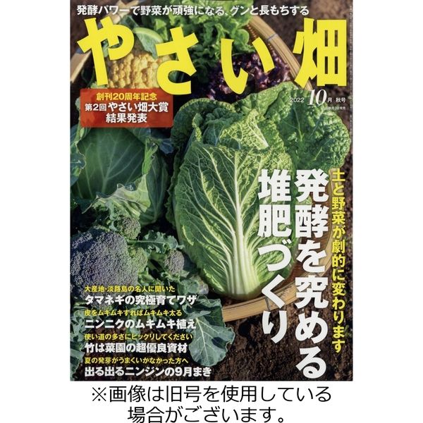 やさい畑 2023/01/03発売号から1年(6冊)（直送品）