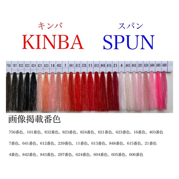 アズマ　工業用ミシン糸　キンバスパン#100/10000m　21番色　1セット（10000m巻×5本）（直送品）