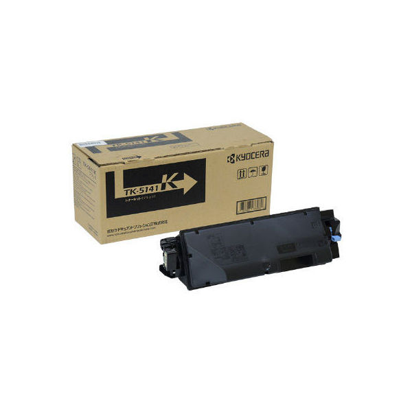KYOCERA 京セラ トナー キット ブラック TK-5241K 京セラ（KYOCERA） 純正トナー TK-5241K ブラック 1個 - アスクル