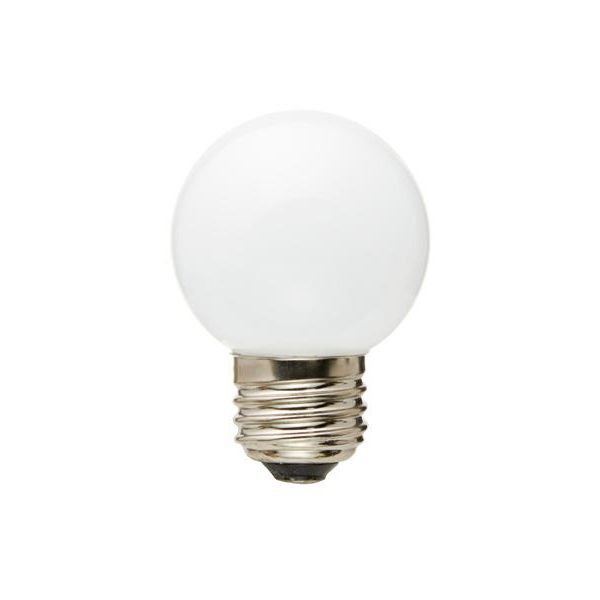 G50形LEDランプ電球色E26ホワイト LDG1LG50W3 ヤザワコーポレーション（直送品）