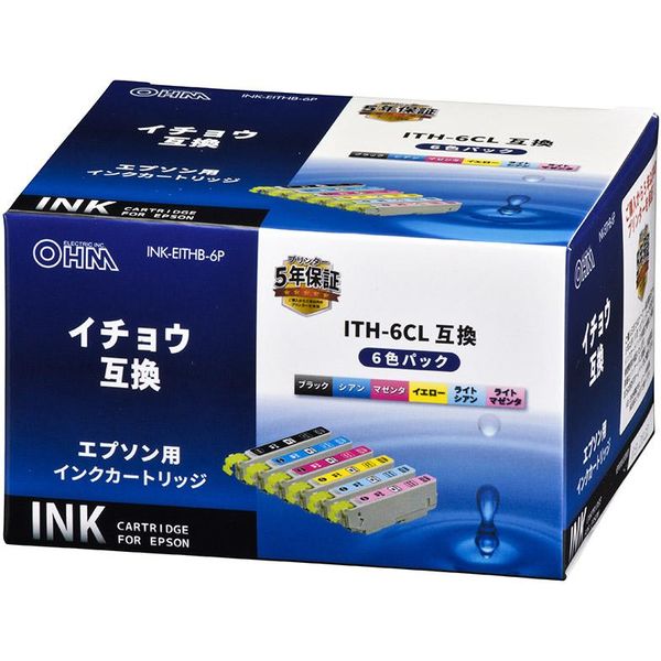 エプソン EPSON (イチョウ) ITH用　互換インク　6色